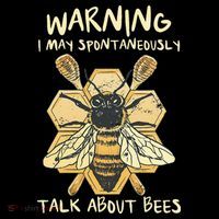 Bee Honeycomb Beekeeper Apiarist Funny Beekeeping Lover Drawstring Bag