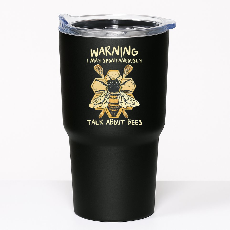 Bee Honeycomb Beekeeper Apiarist Funny Beekeeping Lover Tumbler