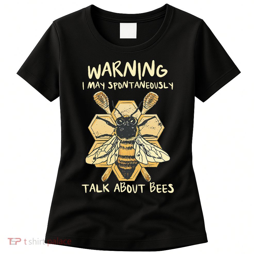 Bee Honeycomb Beekeeper Apiarist Funny Beekeeping Lover Womens T-Shirt