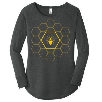 Bee Honeycomb Beekeeper Beekeeping Women's Perfect Tri Tunic Long Sleeve Shirt