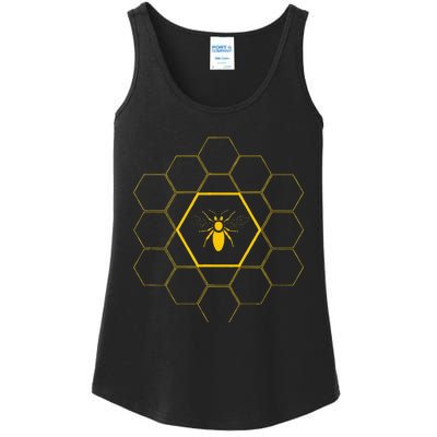 Bee Honeycomb Beekeeper Beekeeping Ladies Essential Tank