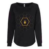 Bee Honeycomb Beekeeper Beekeeping Womens California Wash Sweatshirt