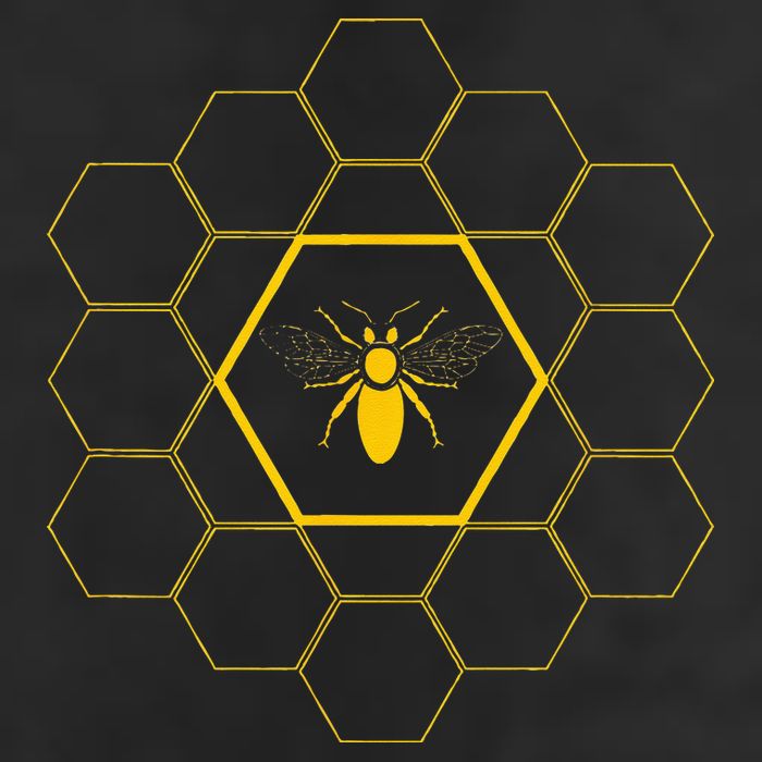 Bee Honeycomb Beekeeper Beekeeping 25L Jumbo Tote