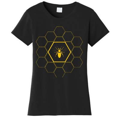 Bee Honeycomb Beekeeper Beekeeping Women's T-Shirt