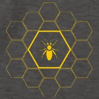 Bee Honeycomb Beekeeper Beekeeping Vector Backpack