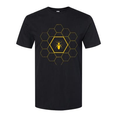 Bee Honeycomb Beekeeper Beekeeping Softstyle® CVC T-Shirt