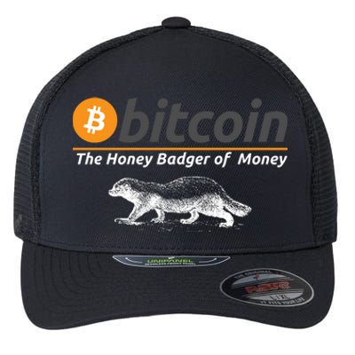 Bitcoin Honey Badger Of Money, Bitcoin Crypto, Bitcoin Blockchain Flexfit Unipanel Trucker Cap