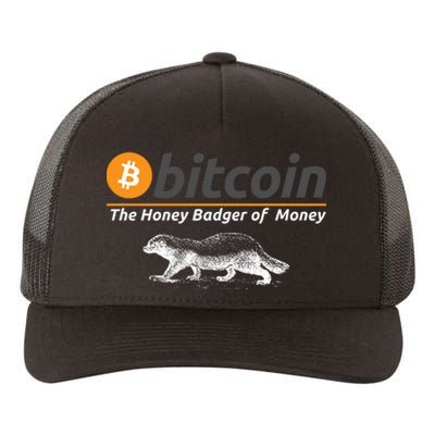 Bitcoin Honey Badger Of Money, Bitcoin Crypto, Bitcoin Blockchain Yupoong Adult 5-Panel Trucker Hat