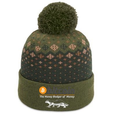 Bitcoin Honey Badger Of Money, Bitcoin Crypto, Bitcoin Blockchain The Baniff Cuffed Pom Beanie