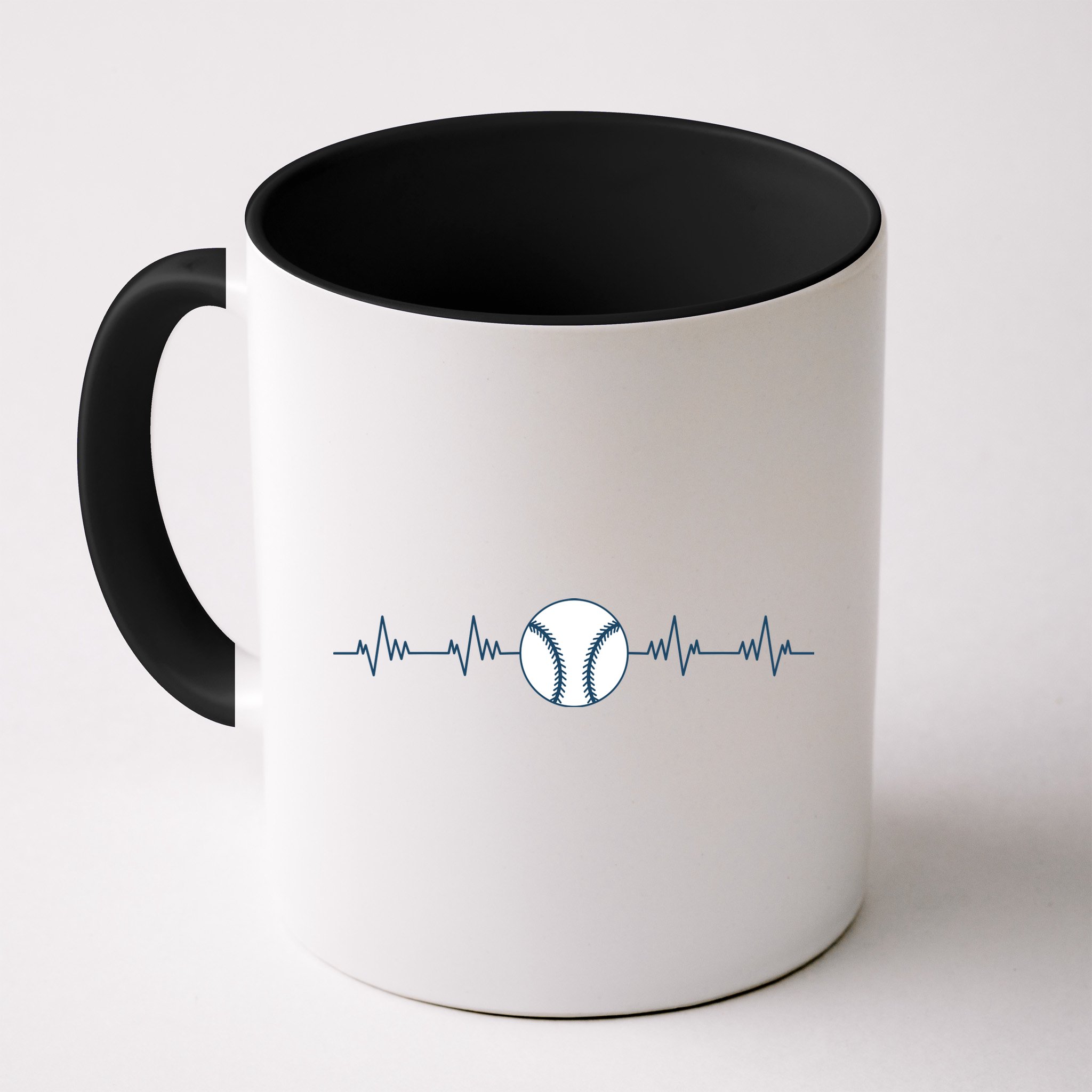 Baseball Heartbeat Mug