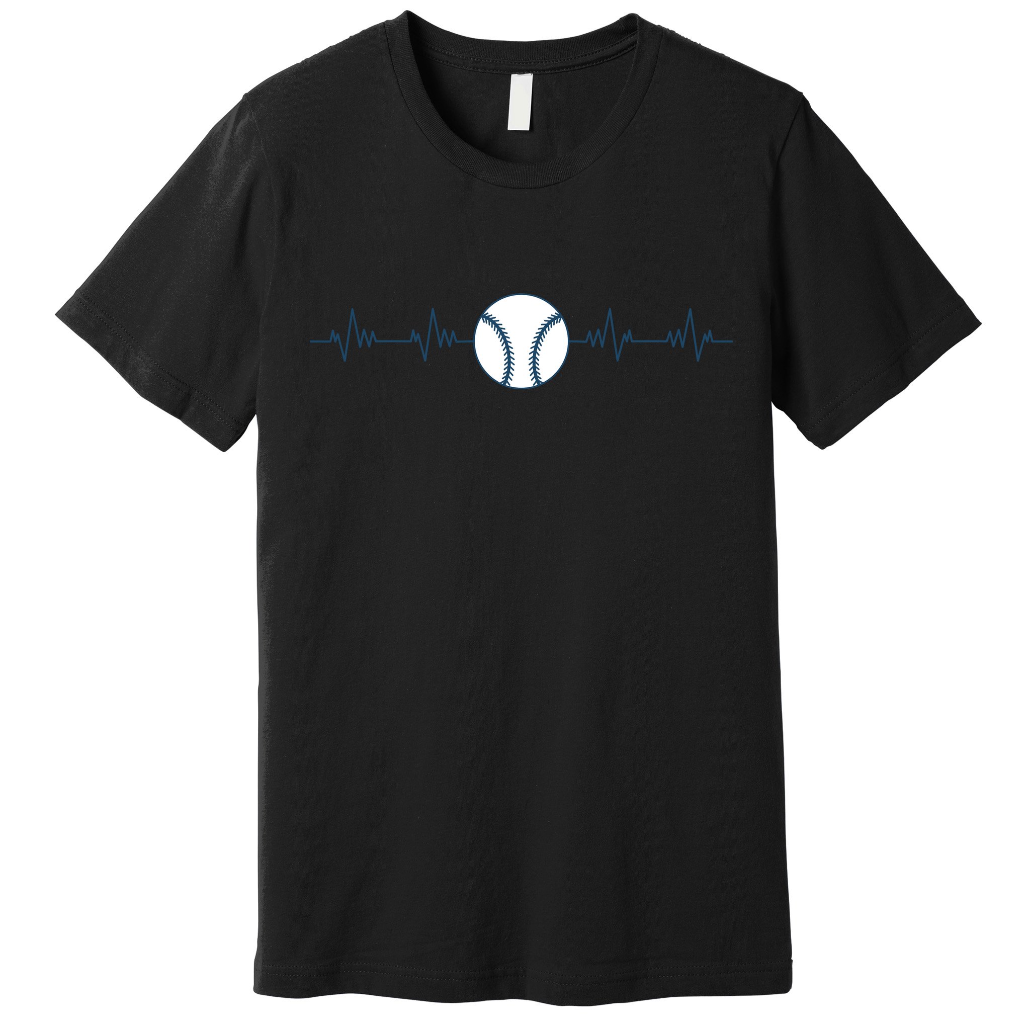 Baseball Heartbeat Premium T-Shirt