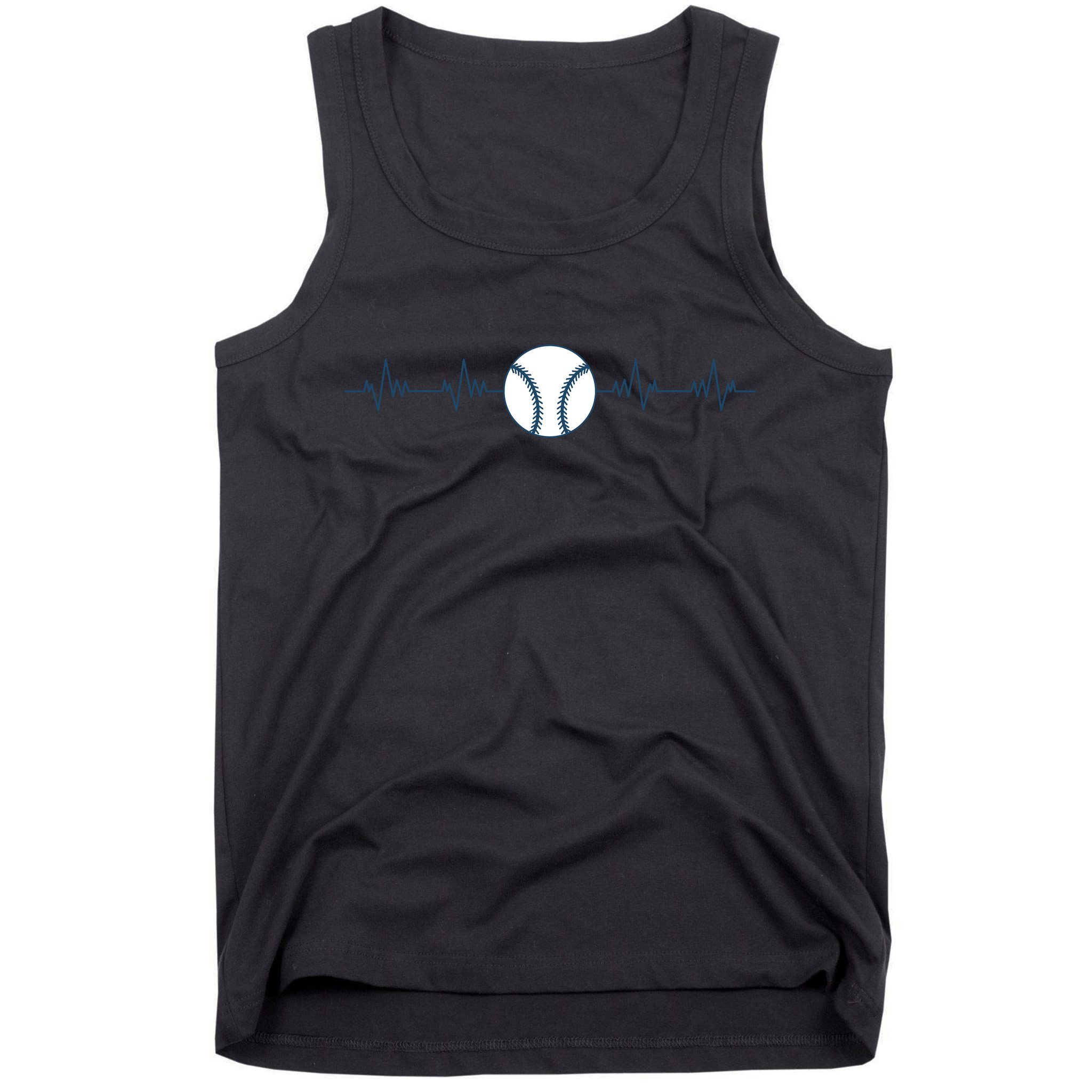 Baseball Heartbeat Tank Top