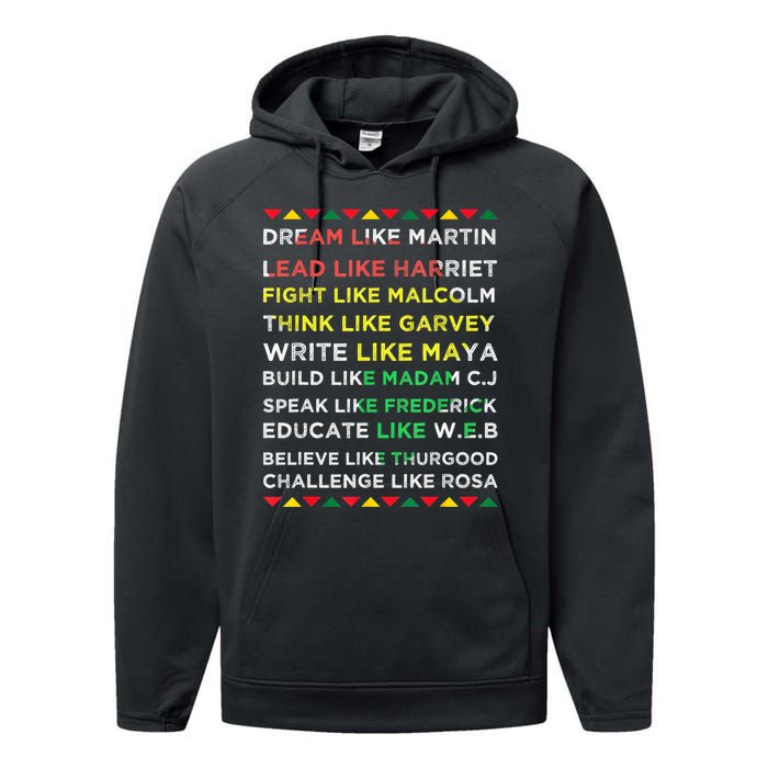 Black History Black History Month African American Performance Fleece Hoodie