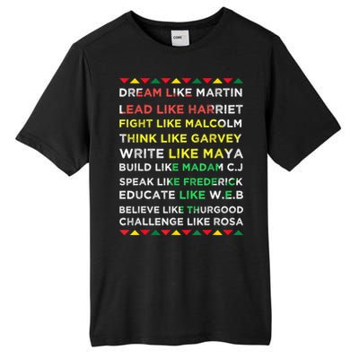 Black History Black History Month African American Tall Fusion ChromaSoft Performance T-Shirt