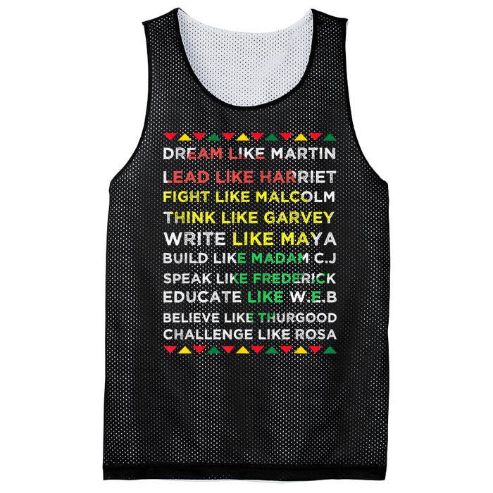 Black History Black History Month African American Mesh Reversible Basketball Jersey Tank