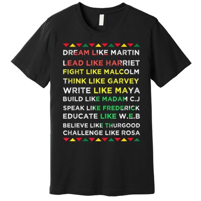 Black History Black History Month African American Premium T-Shirt