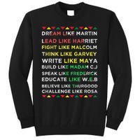 Black History Black History Month African American Tall Sweatshirt