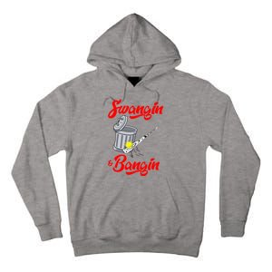 Bangin Houston Baseball Team Tall Hoodie