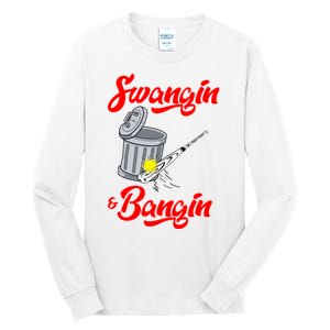 Bangin Houston Baseball Team Tall Long Sleeve T-Shirt