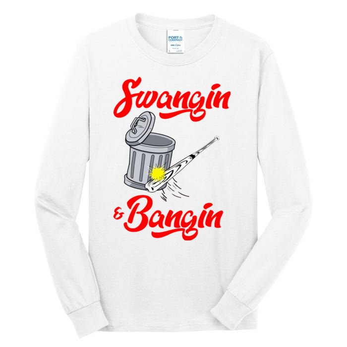 Bangin Houston Baseball Team Tall Long Sleeve T-Shirt