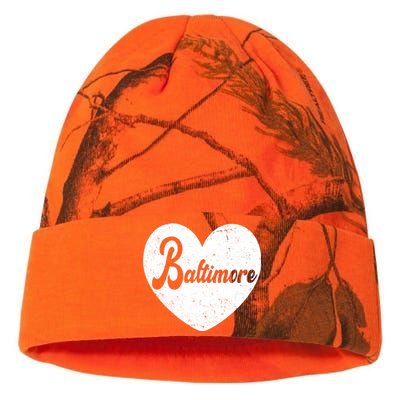 Baltimore Heart Baseball Sports Fan Kati Licensed 12" Camo Beanie