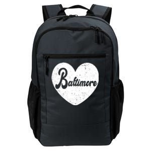 Baltimore Heart Baseball Sports Fan Daily Commute Backpack