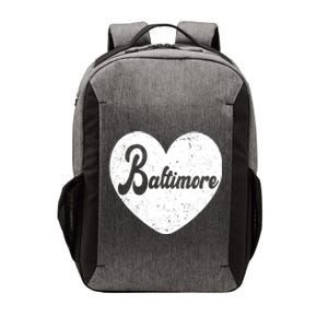 Baltimore Heart Baseball Sports Fan Vector Backpack