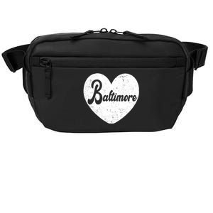 Baltimore Heart Baseball Sports Fan Crossbody Pack