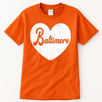 Baltimore Heart Baseball Sports Fan Tall T-Shirt