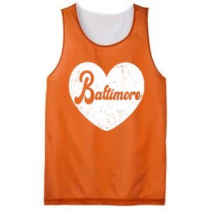 Baltimore Heart Baseball Sports Fan Mesh Reversible Basketball Jersey Tank