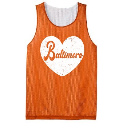 Baltimore Heart Baseball Sports Fan Mesh Reversible Basketball Jersey Tank