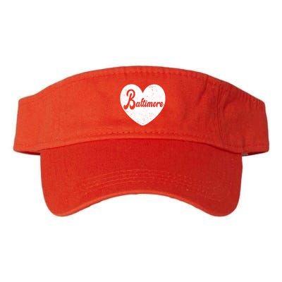 Baltimore Heart Baseball Sports Fan Visor