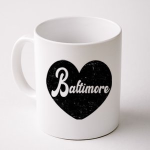 Baltimore Heart Baseball Sports Fan Coffee Mug