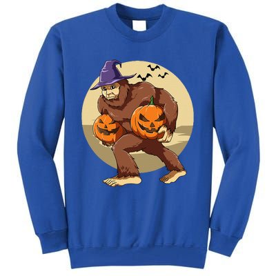 Bigfoot Halloween Bigfoot Lover Pumpkin Bigfoot Halloween Tall Sweatshirt