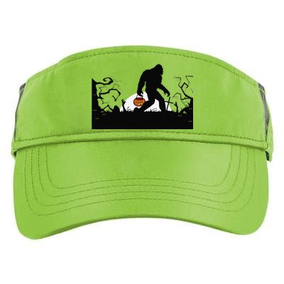 Bigfoot Halloween Bigfoot Lover Adult Drive Performance Visor