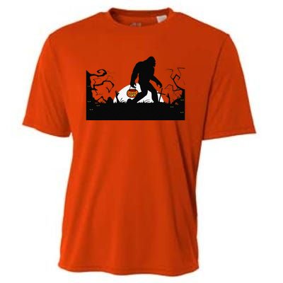 Bigfoot Halloween Bigfoot Lover Cooling Performance Crew T-Shirt