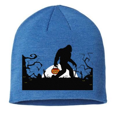 Bigfoot Halloween Bigfoot Lover Sustainable Beanie