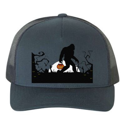 Bigfoot Halloween Bigfoot Lover Yupoong Adult 5-Panel Trucker Hat