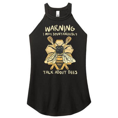 Bee Honeycomb Beekeeper Apiarist Funny Beekeeping Lover Women’s Perfect Tri Rocker Tank