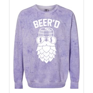 BeerD Hop Beard For Beer Ers Costume Cool Gift Colorblast Crewneck Sweatshirt