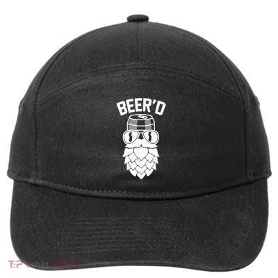 BeerD Hop Beard For Beer Ers Costume Cool Gift 7-Panel Snapback Hat