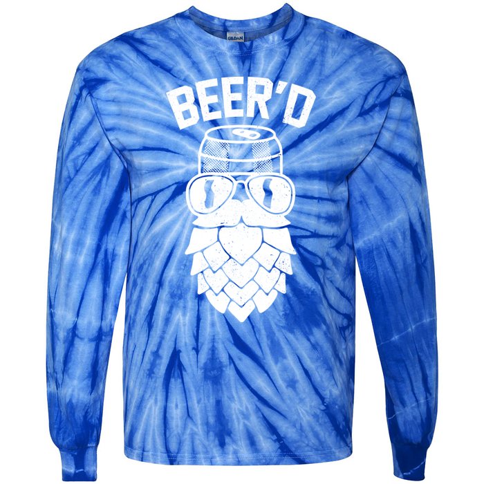 BeerD Hop Beard For Beer Ers Costume Cool Gift Tie-Dye Long Sleeve Shirt