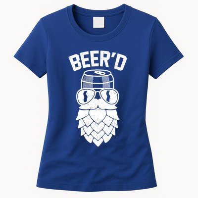 BeerD Hop Beard For Beer Ers Costume Cool Gift Womens T-Shirt