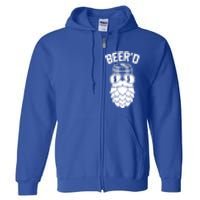 BeerD Hop Beard For Beer Ers Costume Cool Gift Full Zip Hoodie