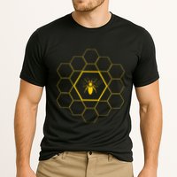 Bee Honeycomb Beekeeper Beekeeping Cooling Performance Crew T-Shirt