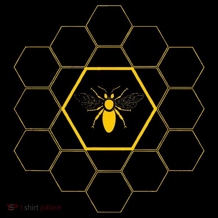 Bee Honeycomb Beekeeper Beekeeping 7-Panel Snapback Hat