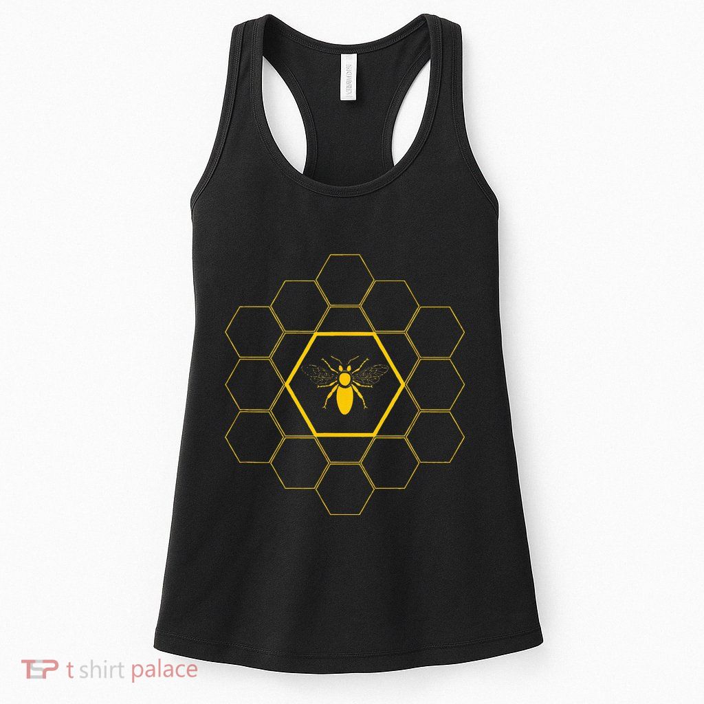 Bee Honeycomb Beekeeper Beekeeping Womens Tank Top