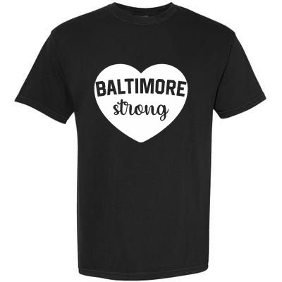 Baltimore Heart Baltimore Bridge Heart Baltimore Strong Garment-Dyed Heavyweight T-Shirt