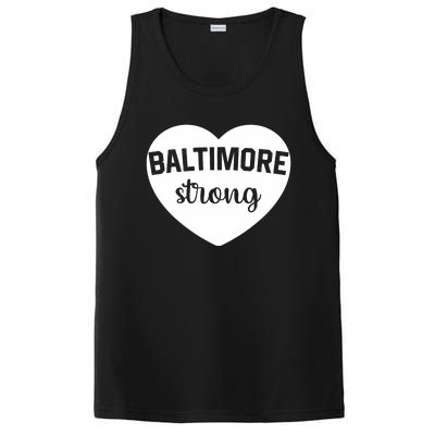 Baltimore Heart Baltimore Bridge Heart Baltimore Strong PosiCharge Competitor Tank