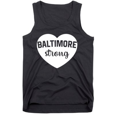 Baltimore Heart Baltimore Bridge Heart Baltimore Strong Tank Top